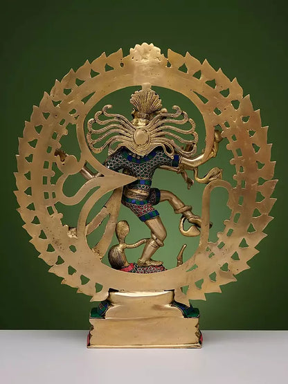 Brassaura® Brass Nataraj Statue | Height 20.1 Inches & Weight 8.80 kg