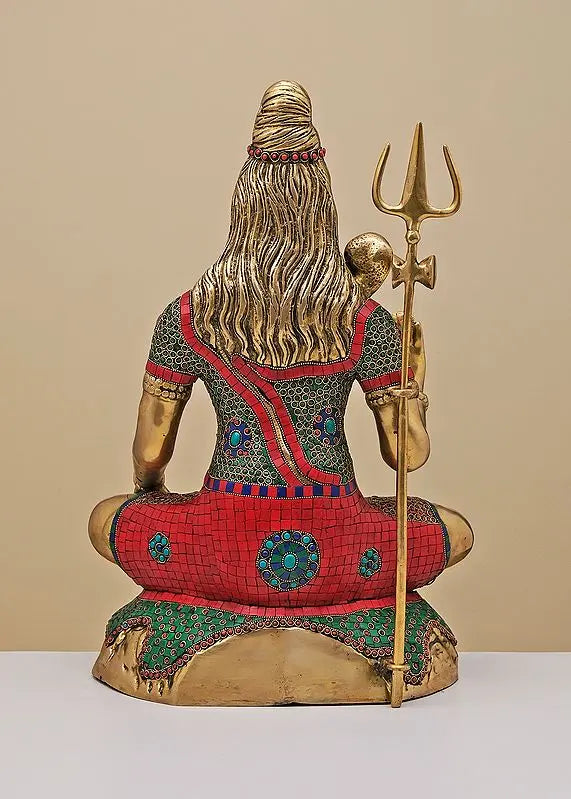 Brassaura® Brass Shiva Statue | Height 21.1 Inches & Weight 16.63 kg