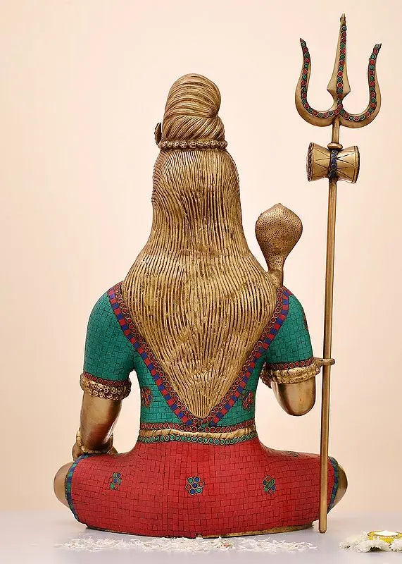 Brassaura® Brass Shiva Statue | Height 29.9 Inches & Weight 31.89 kg