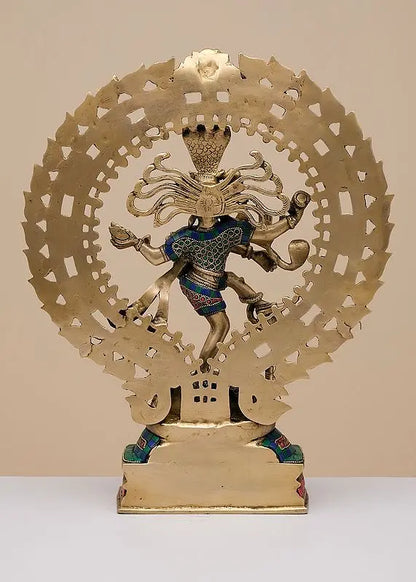 Brassaura® Brass Nataraj Statue | Height 20.1 Inches & Weight 7.65 kg