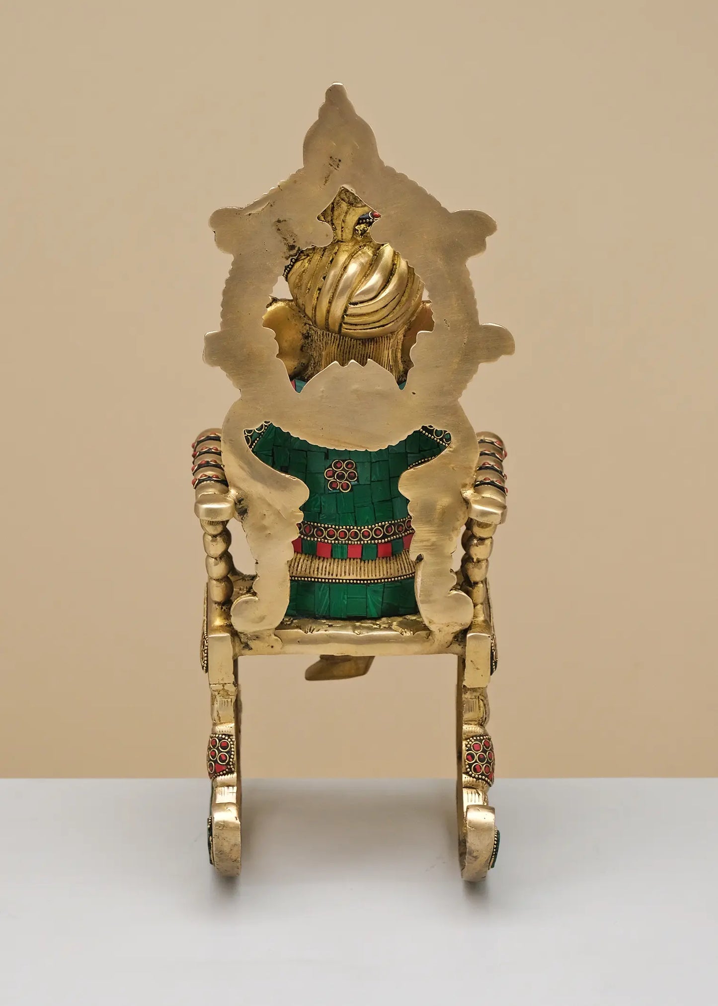 Brassaura® Scholar Ganesha Reading Scripture | Height 16.93 Inches & Weight 10.46 kgs