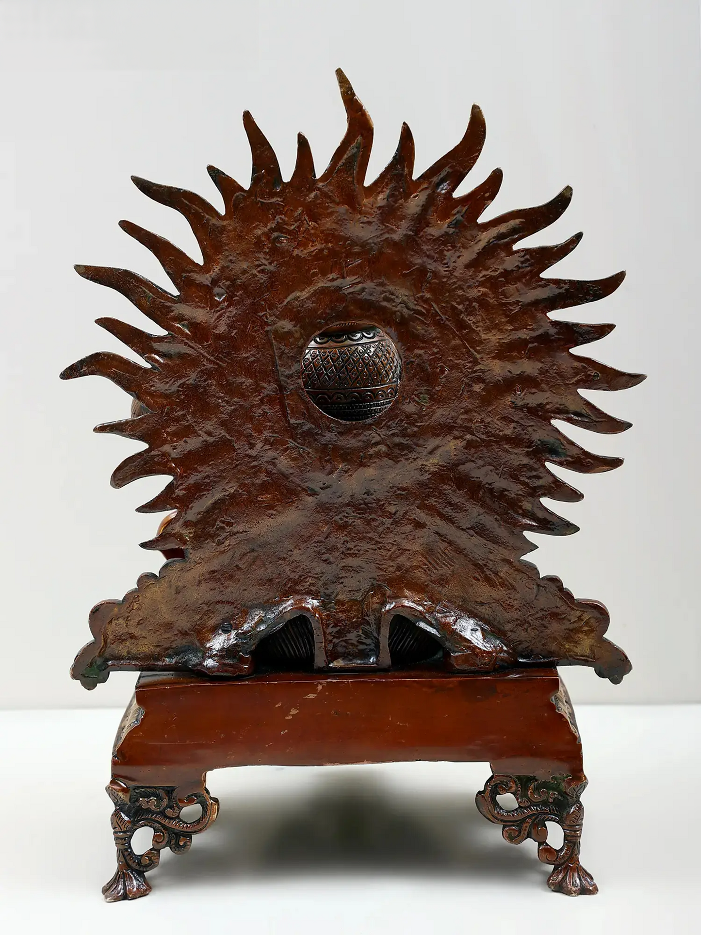 Brassaura® Sun Halo Hanuman Bust | Brass | Height 14.37 Inches & Weight 7.36 kgs