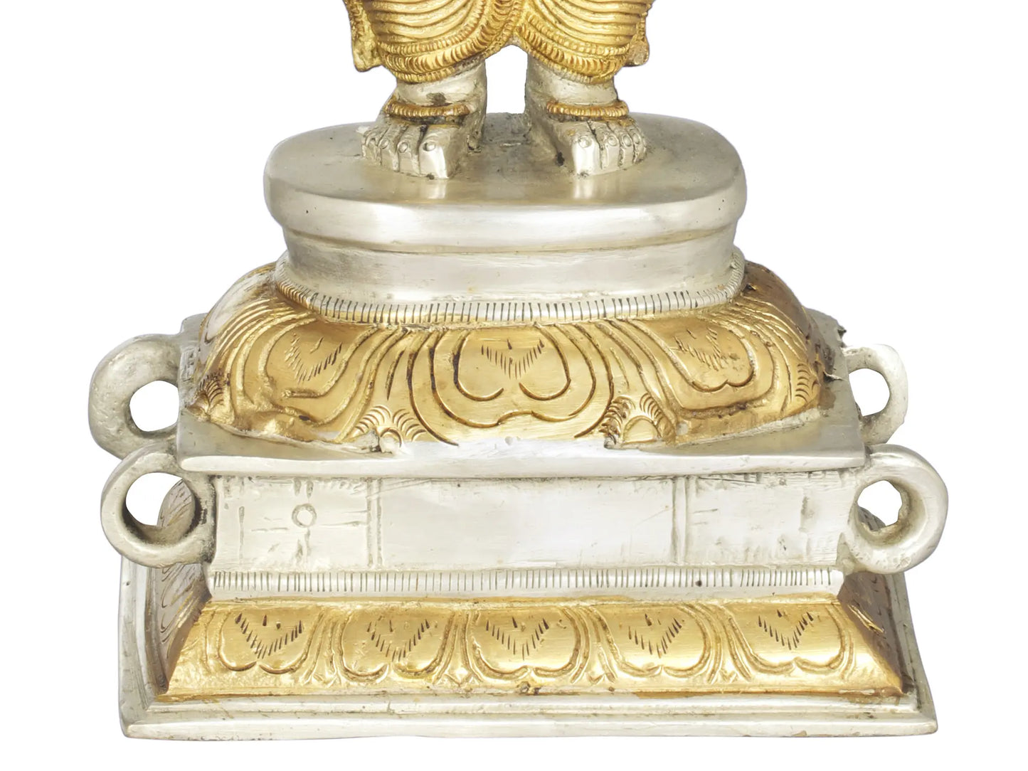 Brassaura™ Multi-Arm Lord Ganesha Brass Statue | Height 8.7 Inches & Weight 2.50 kgs