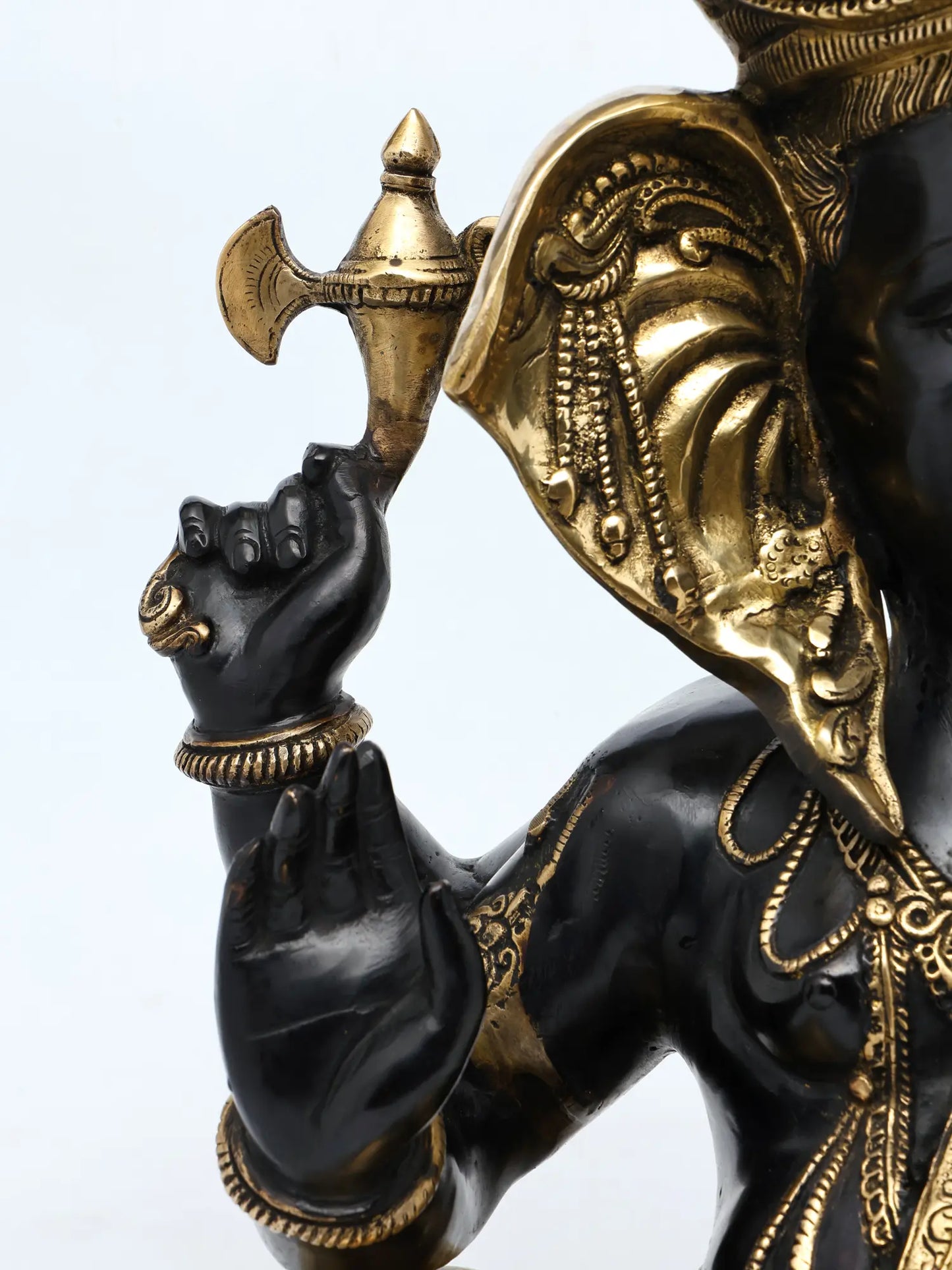 Brassaura™ Brass Ganesha Statue | Height 22 Inches & Weight 33.40 kgs