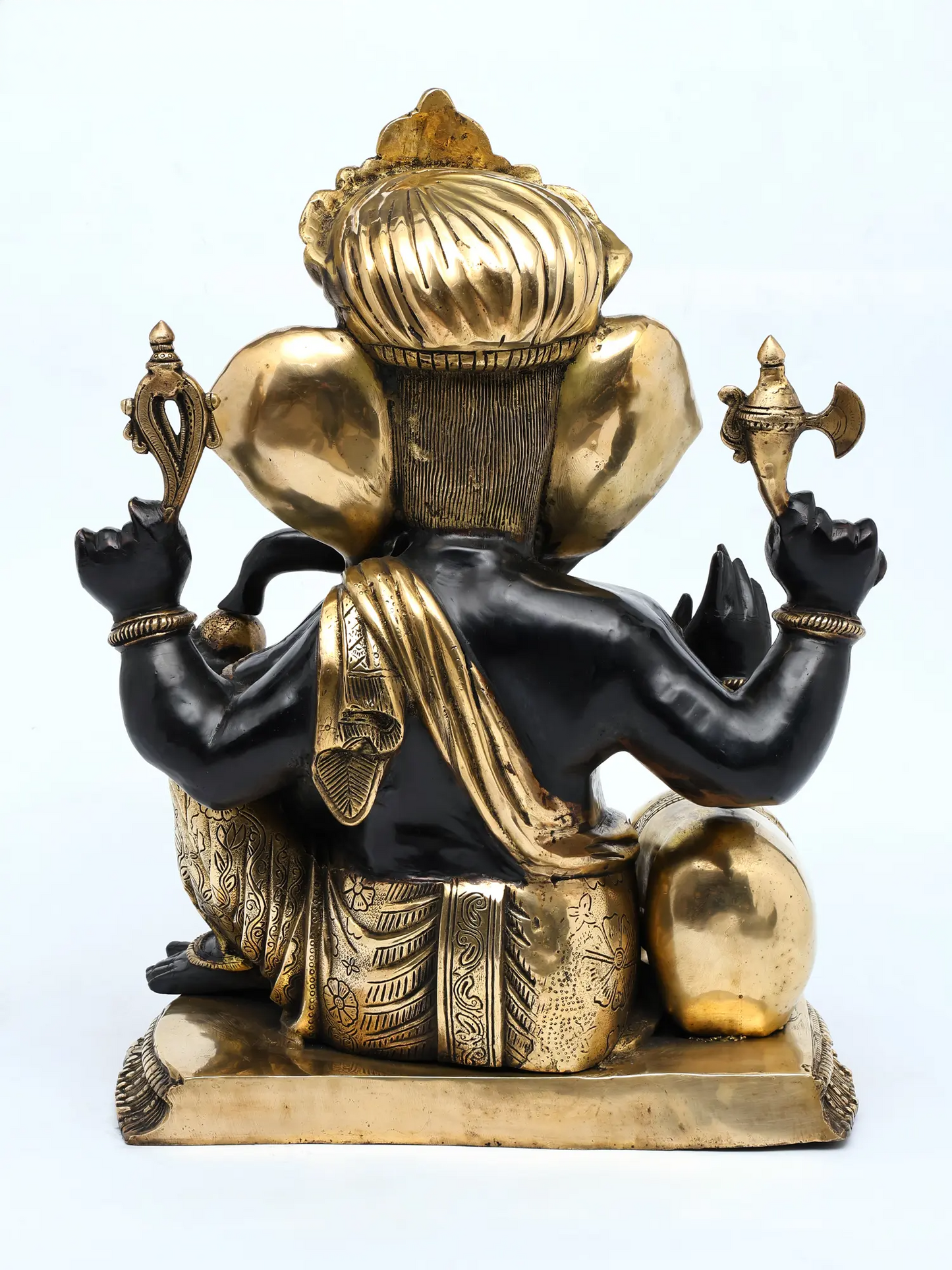 Brassaura™ Brass Ganesha Statue | Height 22 Inches & Weight 33.40 kgs