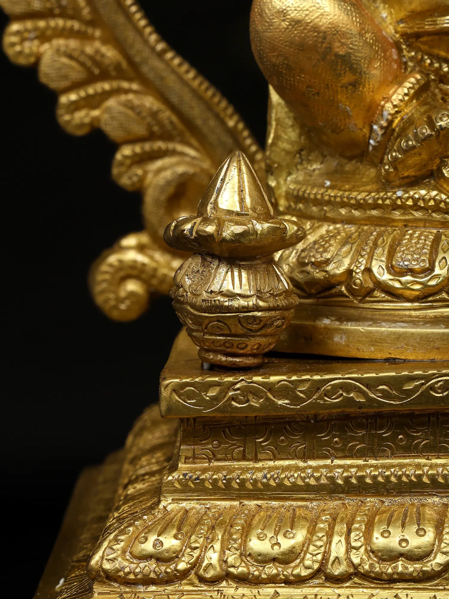 Brassaura™ Brass Ganesha Statue | Height 14 Inches & Weight 6.60 kgs