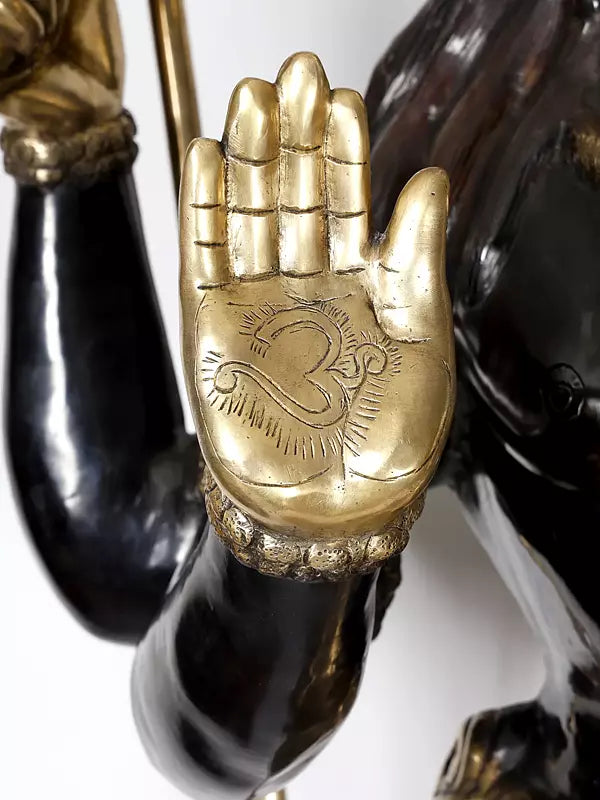 Brassaura® Brass Large Standing Shiva Statue | Height 91 Inches & Weight 185 kg