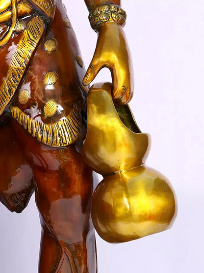 Brassaura® Brass Large Standing Shiva Statue | Height 91 Inches & Weight 185 kg