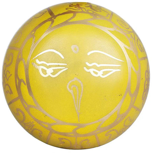 Brassaura® Brass Buddhist Singing Bowl | Height 5 CM
