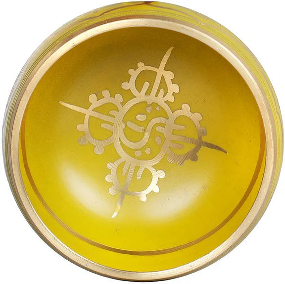 Brassaura® Brass Buddhist Singing Bowl | Height 5 CM
