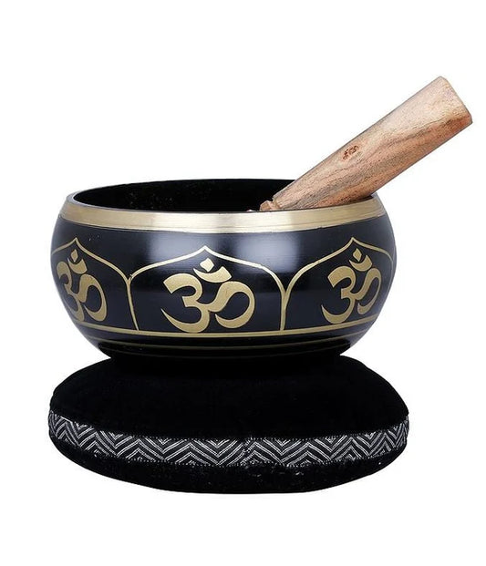 Brassaura® Brass OM Singing Bowl | Height 8 CM