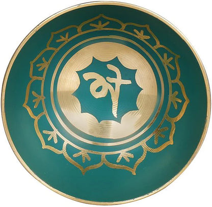 Brassaura® Brass Tibetan Lotus Singing Bowl | Handcrafted Brass Meditation Bowl for Healing & Spiritual Décor