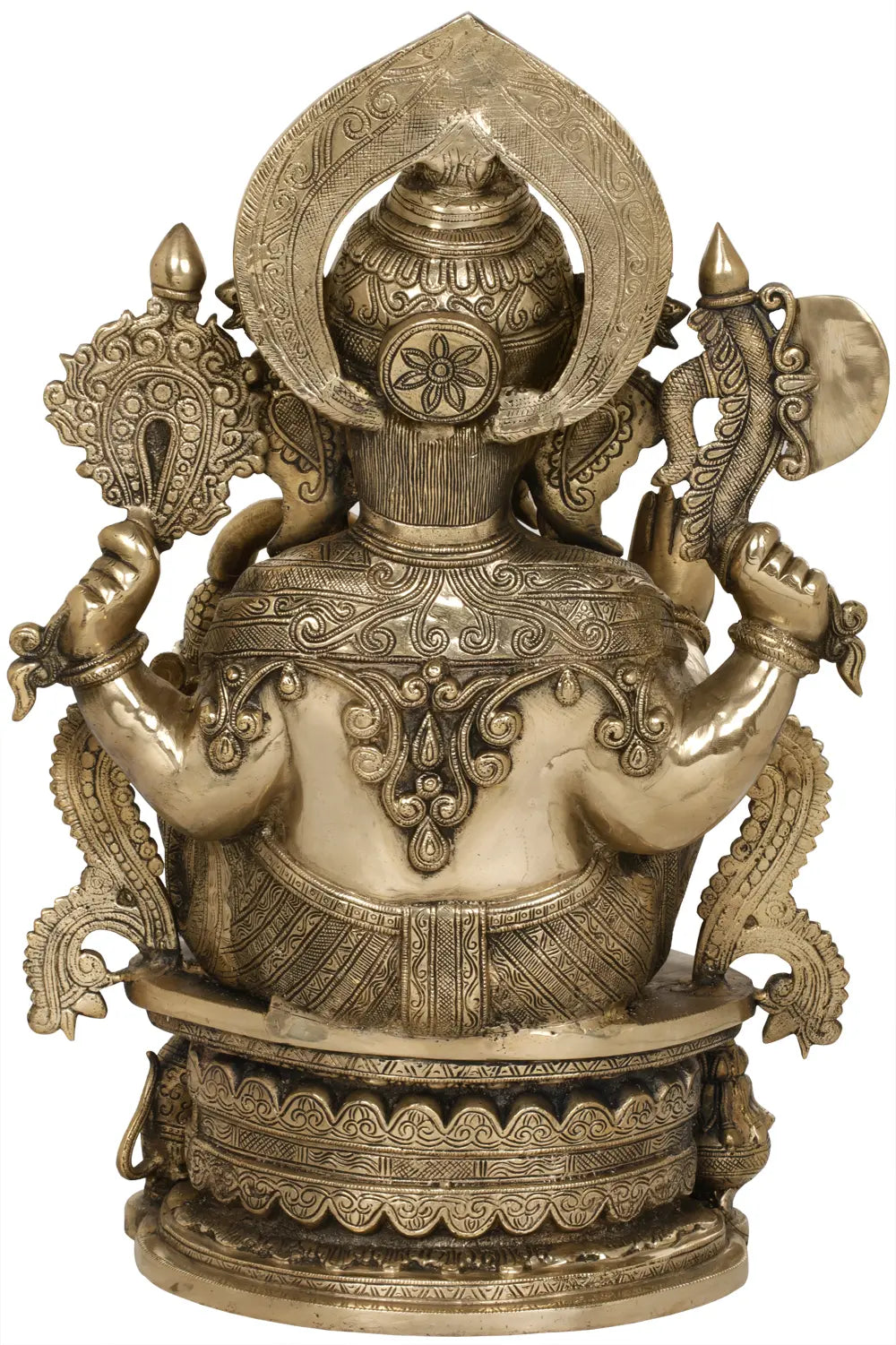 Brassaura® Lord Ganesha Brass Statue | Height 23.03 Inches & Weight 32 kgs