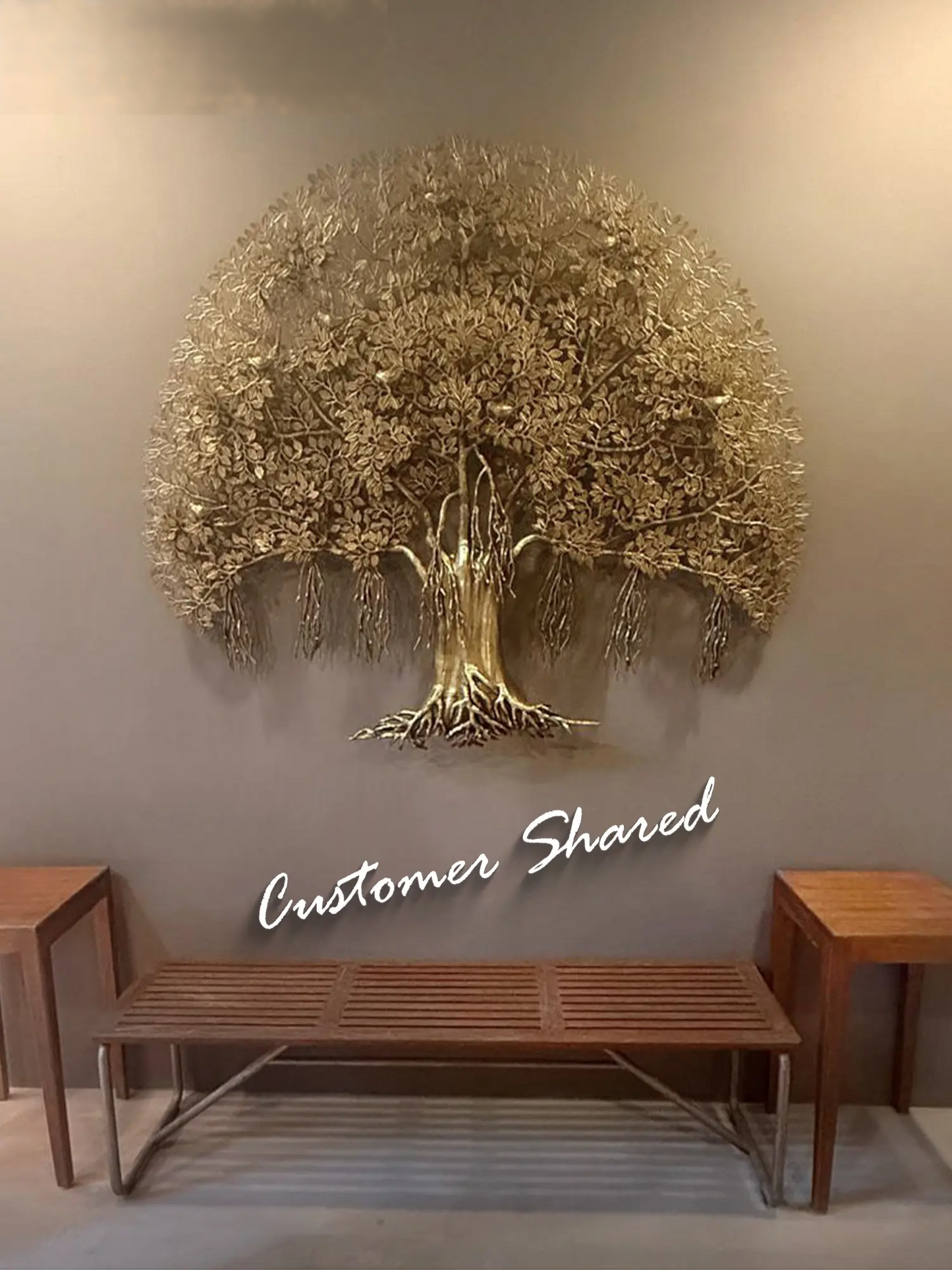 Brassaura® Brass Tree of Life Kalpvriksha Statue | Height 55.91 Inches & Weight 53 kg