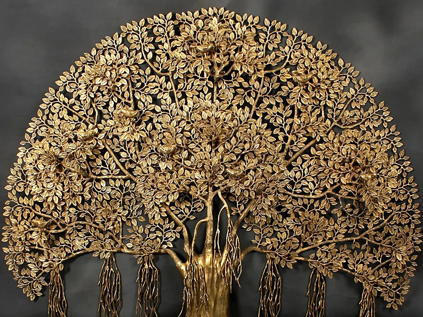 Brassaura® Brass Tree of Life Kalpvriksha Statue | Height 55.91 Inches & Weight 53 kg