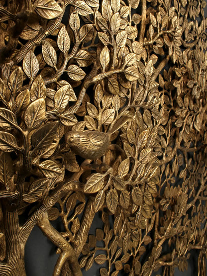 Brassaura® Brass Tree of Life Kalpvriksha Statue | Height 55.91 Inches & Weight 53 kg