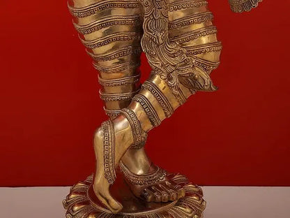 Brassaura® Brass Krishna Statue | Height 45 Inches & Weight 52 kg