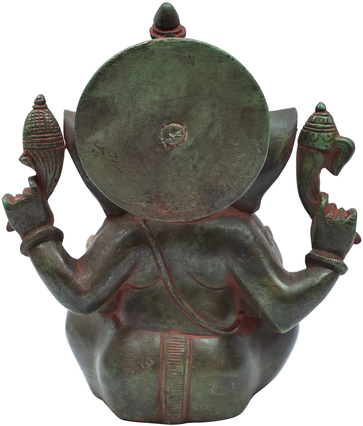 Brassaura® Blessing Ganesha Brass Idol | Height 8.27 Inches & Weight 3 kgs
