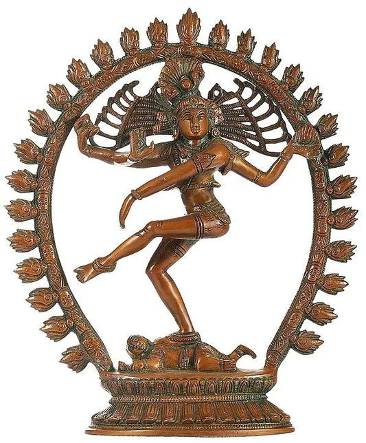 Brassaura™ Brass Nataraj Statue | Height 12 Inches & Weight 3 kg