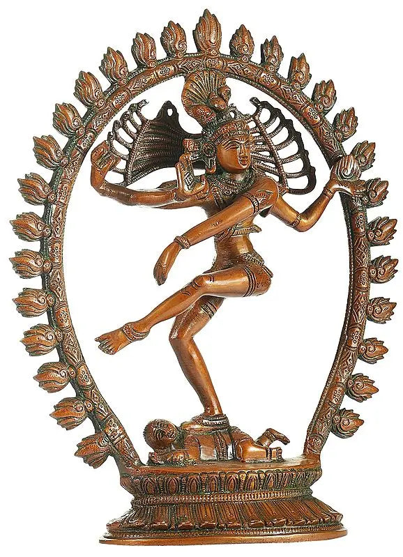 Brassaura™ Brass Nataraj Statue | Height 12 Inches & Weight 3 kg