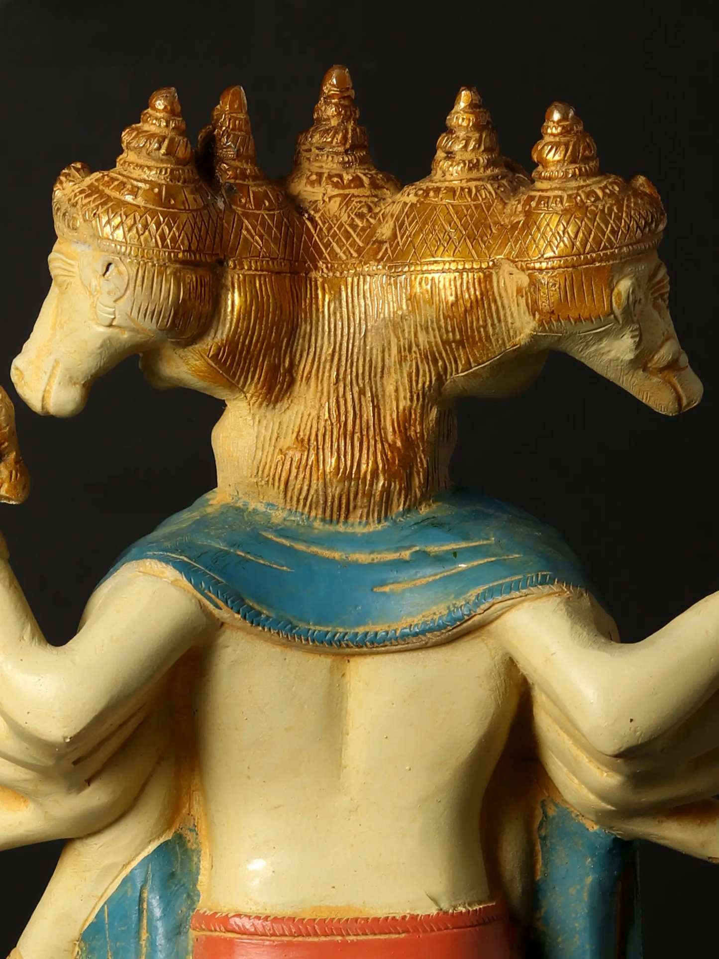 ब्रासौरा® पंचमुखी हनुमान मूर्ति | पवित्र पाँच-मुखी हनुमान प्रतिमा | ऊँचाई 14.37 इंच और वज़न 5.38 किग्रा