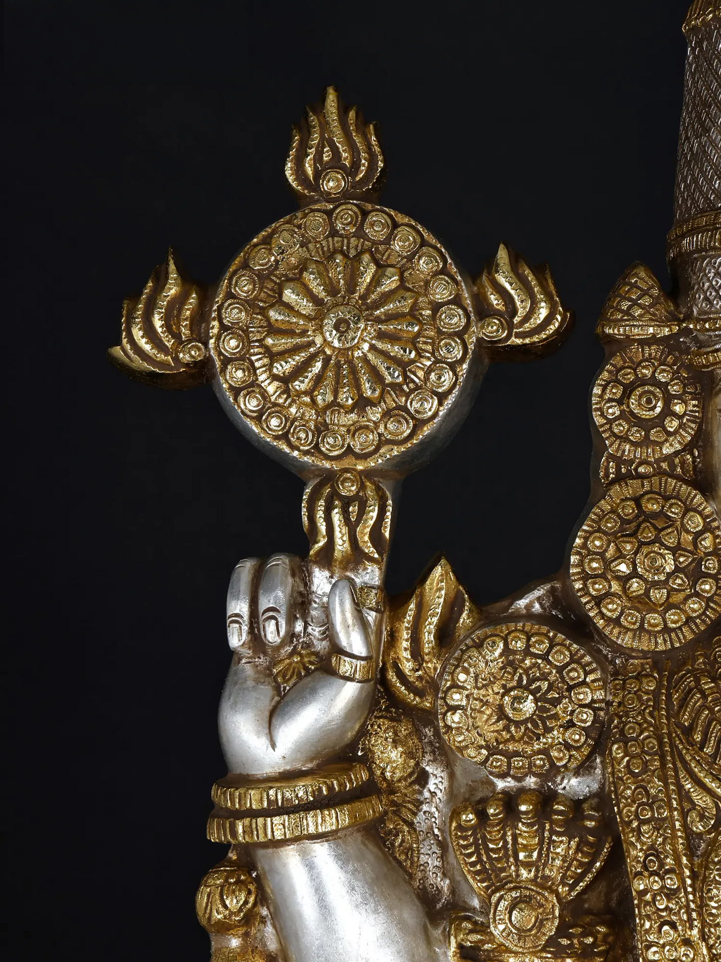 Brassaura® Lord Venkateshwara Statue | Brass | Height 47 Inches & Weight 48 kgs