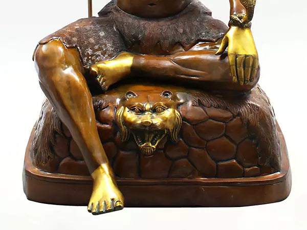 Brassaura® Brass Shiva Statue | Height 53 Inches & Weight 131 kg