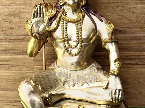 Brassaura® Brass Shiva Statue | Height 53 Inches & Weight 131 kg