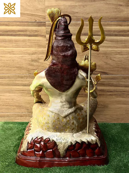 Brassaura® Brass Shiva Statue | Height 53 Inches & Weight 131 kg