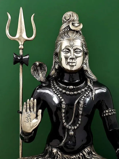 Brassaura® Brass Shiva Statue | Height 22 Inches & Weight 15.40 kg