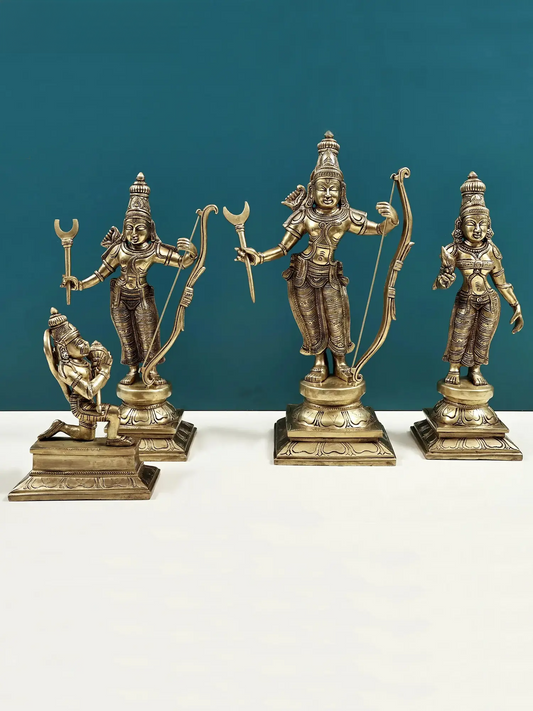 Brassaura® Brass Ram Darbar Statue | Height 15 Inches & Weight 12.77 kg