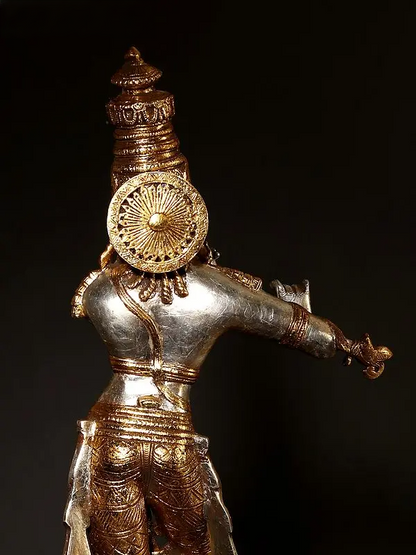Brassaura® Brass Krishna Statue | Height 23 Inches & Weight 8.20 kg