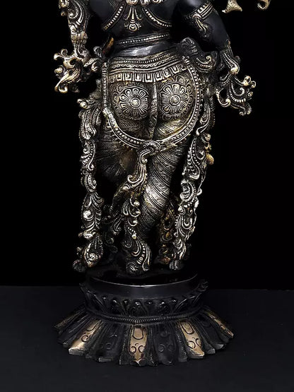 Brassaura® Brass Krishna Statue | Height 26 Inches & Weight 14.96 kg