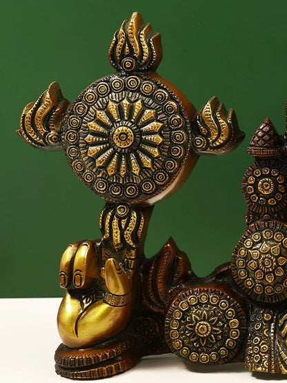 Brassaura® Lord Balaji Bust Brass Statue | Height 15 Inches & Weight 9.76 kgs
