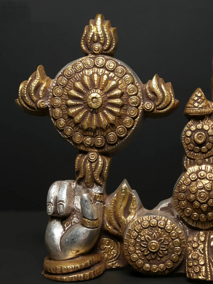 Brassaura® Lord Balaji Bust Brass Statue | Height 15 Inches & Weight 9.76 kgs