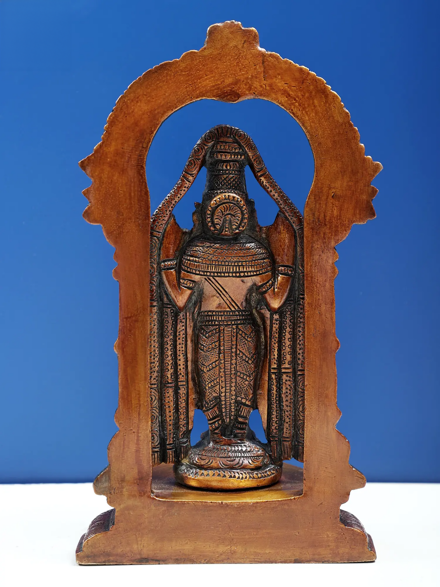 Brassaura® Mini Lord Balaji Brass Statue | Height 3 Inches & Weight 1.56 kgs