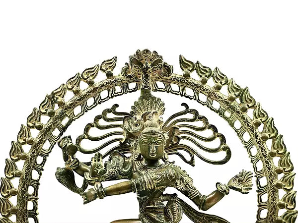Brassaura™ Brass Nataraj Statue | Height 20.5 Inches & Weight 7.75 kg
