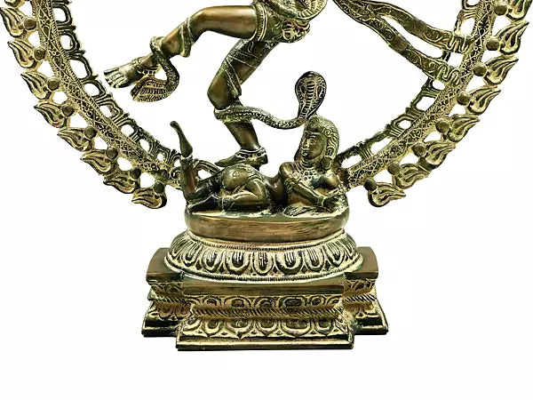 Brassaura™ Brass Nataraj Statue | Height 20.5 Inches & Weight 7.75 kg