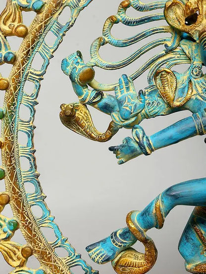Brassaura™ Brass Nataraj Statue | Height 20.5 Inches & Weight 8.82 kg