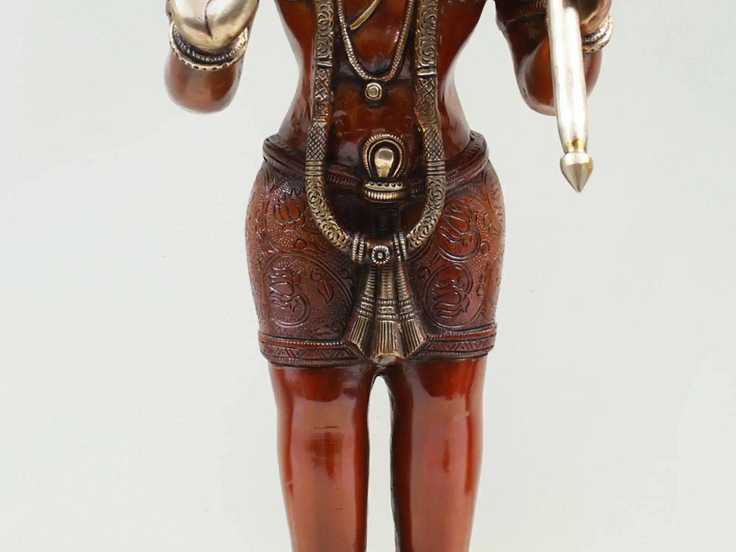 Brassaura® Standing Blessing Hanuman Statue | Brass | Height 23.23 Inches & Weight 12.09 kgs