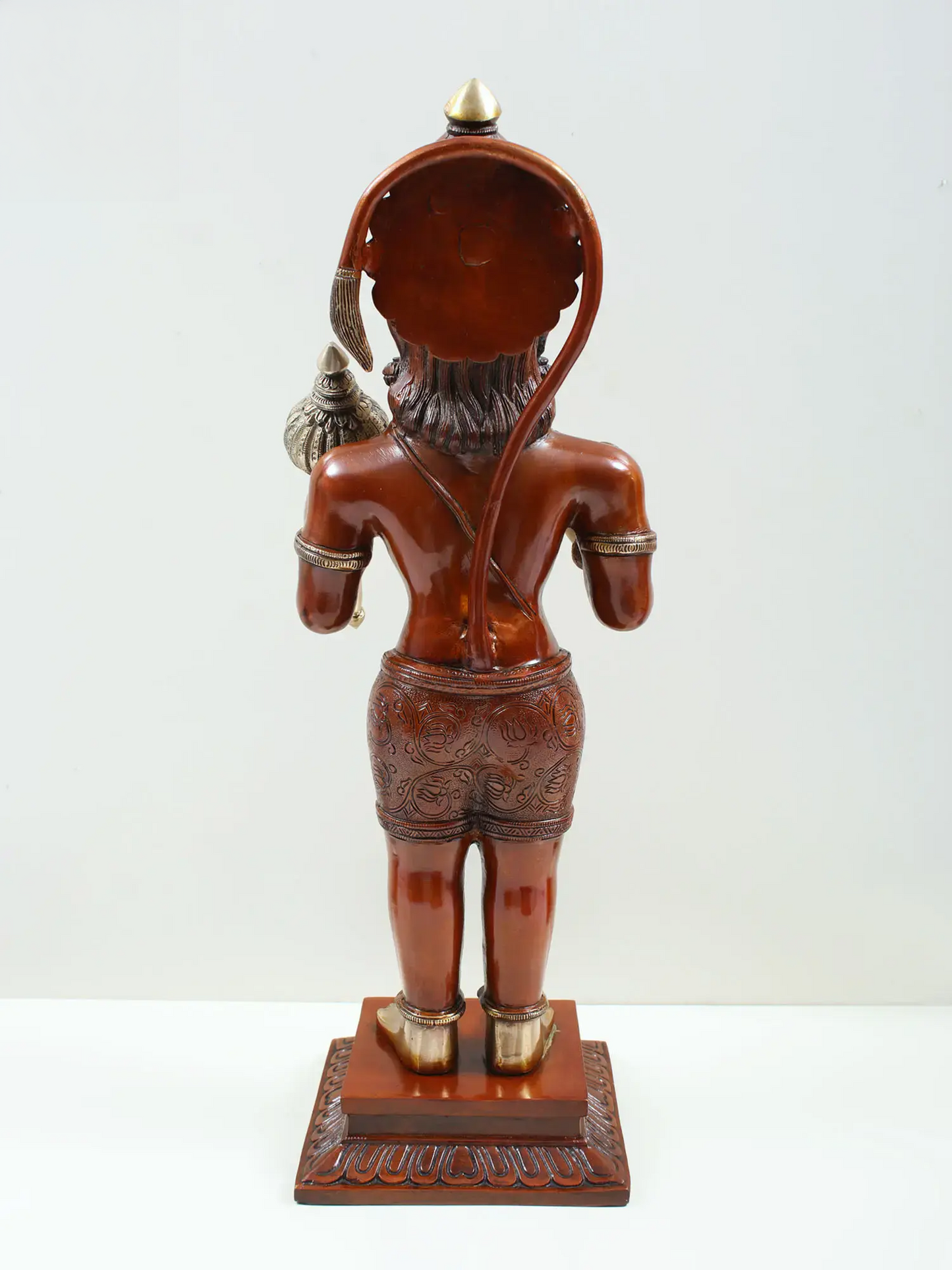 Brassaura® Standing Blessing Hanuman Statue | Brass | Height 23.23 Inches & Weight 12.09 kgs
