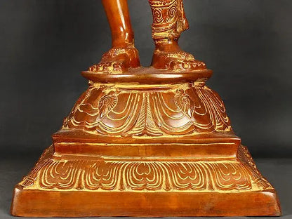 Brassaura® Brass Ardhanarishwara Statue | Height 38.5 Inches & Weight 26.28 kg