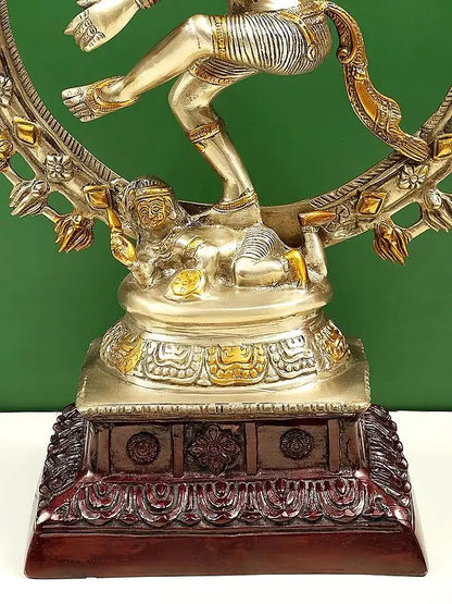 Brassaura® Brass Nataraj Statue | Height 13.2 Inches & Weight 11 kg