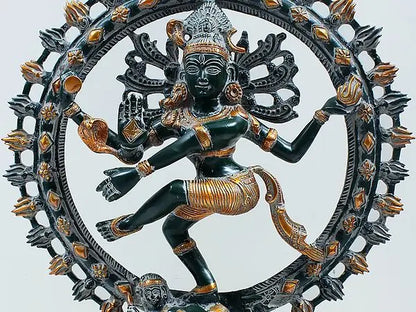 Brassaura® Brass Nataraj Statue | Height 13.2 Inches & Weight 11 kg
