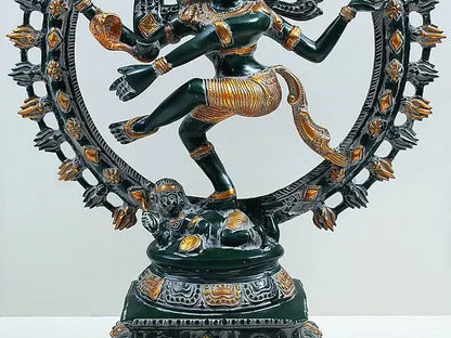 Brassaura® Brass Nataraj Statue | Height 13.2 Inches & Weight 11 kg