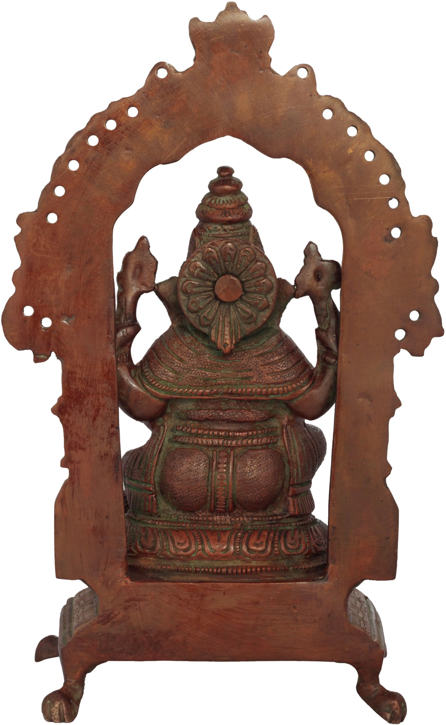 Brassaura™ Brass Lord Ganesha Idol | Height 8.5 Inches & Weight 1.70 kgs